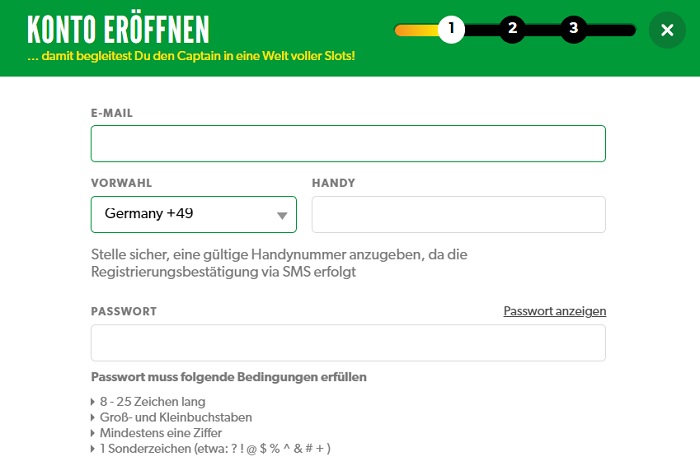 Registrierung Rizk Rizk Registrierung