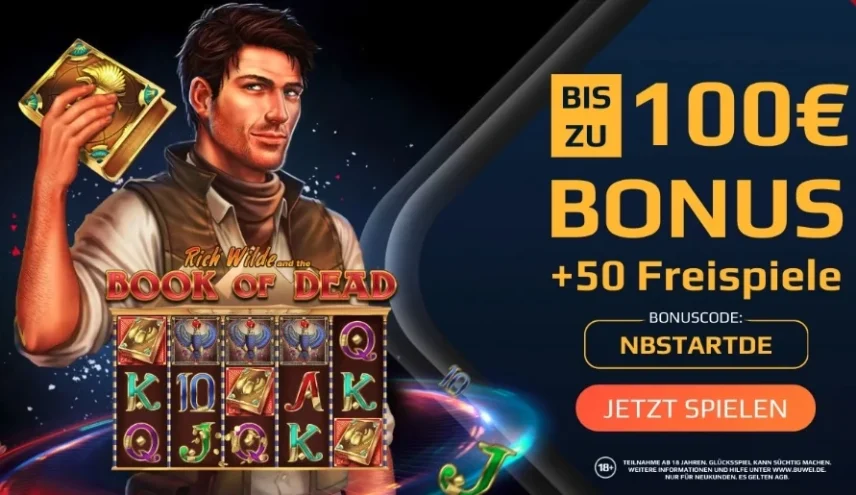 Book of Dead Online Casino mit Bonus ohne Einzahlung